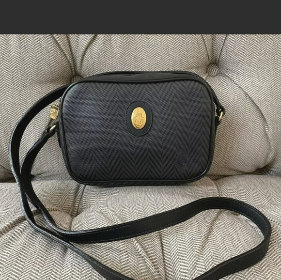 Mark Cross 1845 Herringbone Vintage Leather Bag